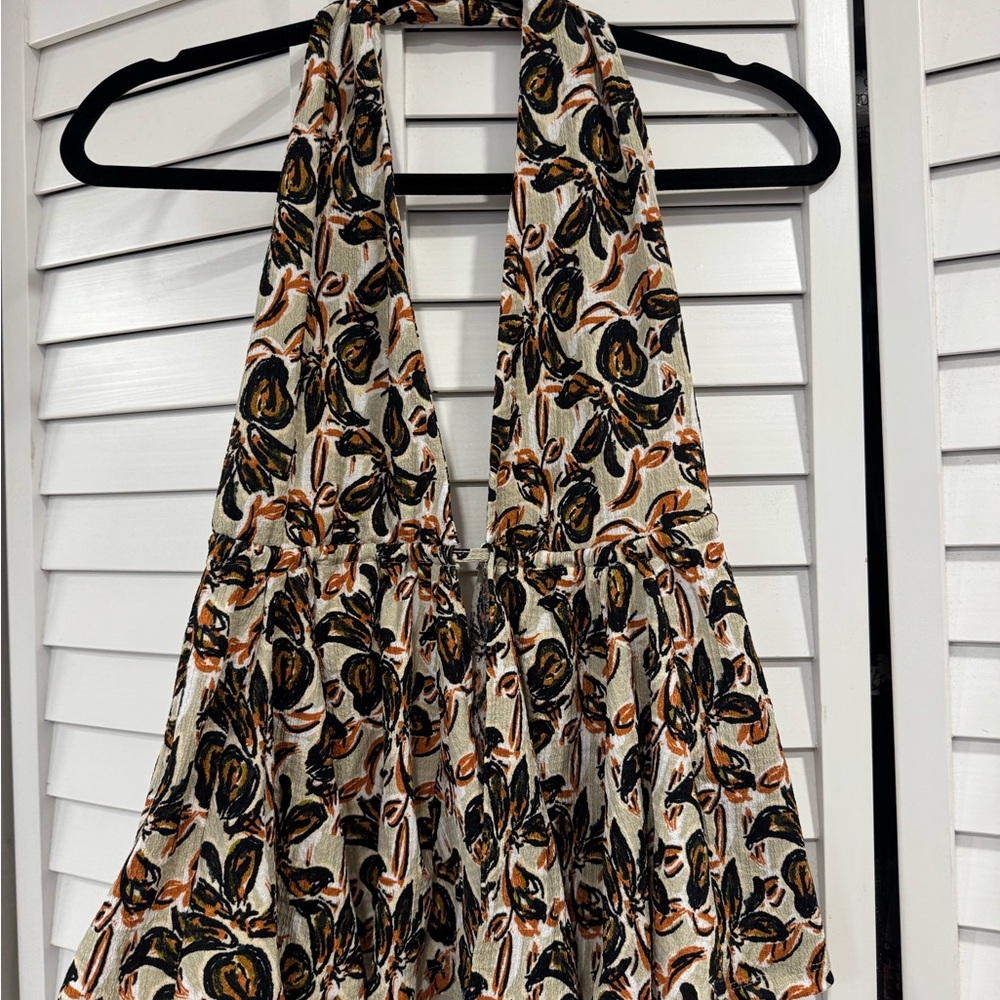 Backless Halter Top